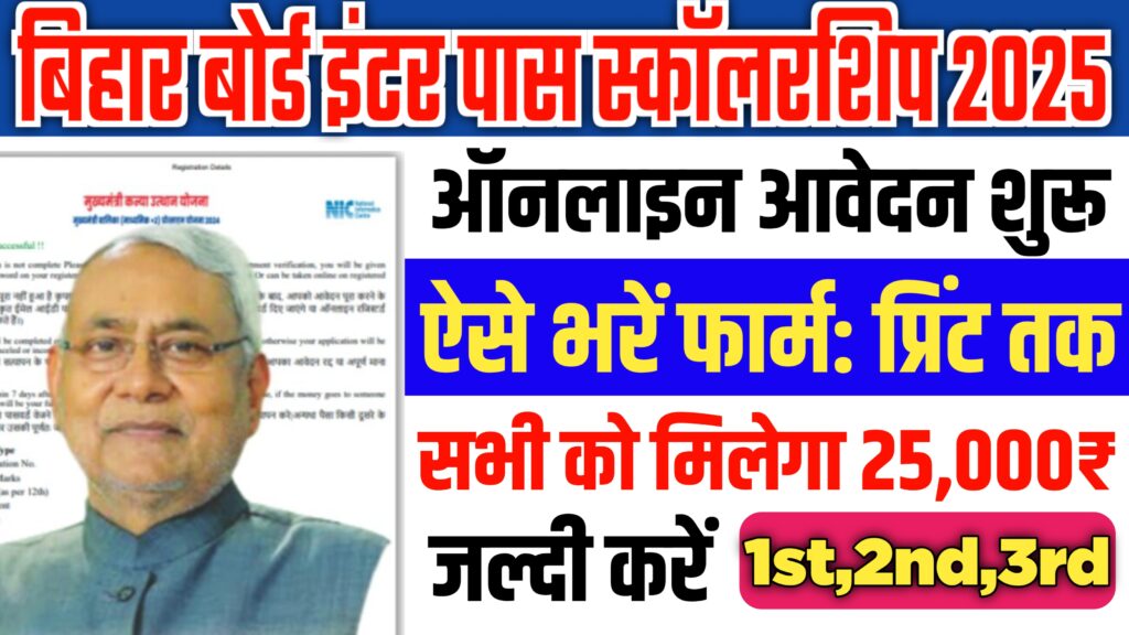 Bihar Board Inter Pass Scholarship 2025