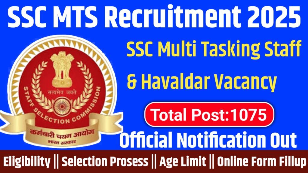 SSC MTS Recruitment 2025
