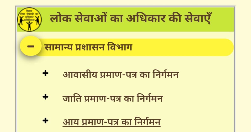 Income Certificate Online Apply