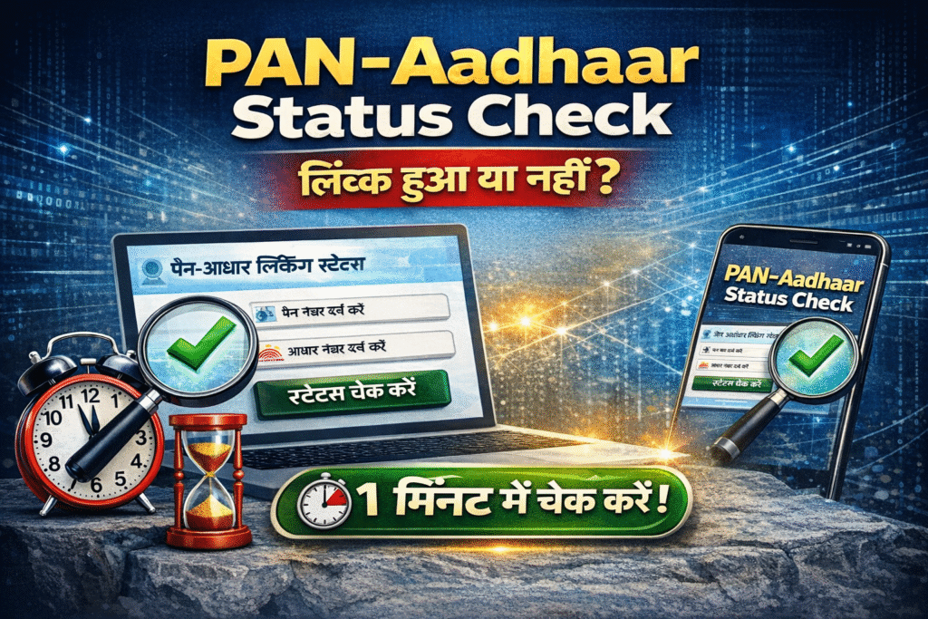 PAN Aadhaar Linking Status 2026