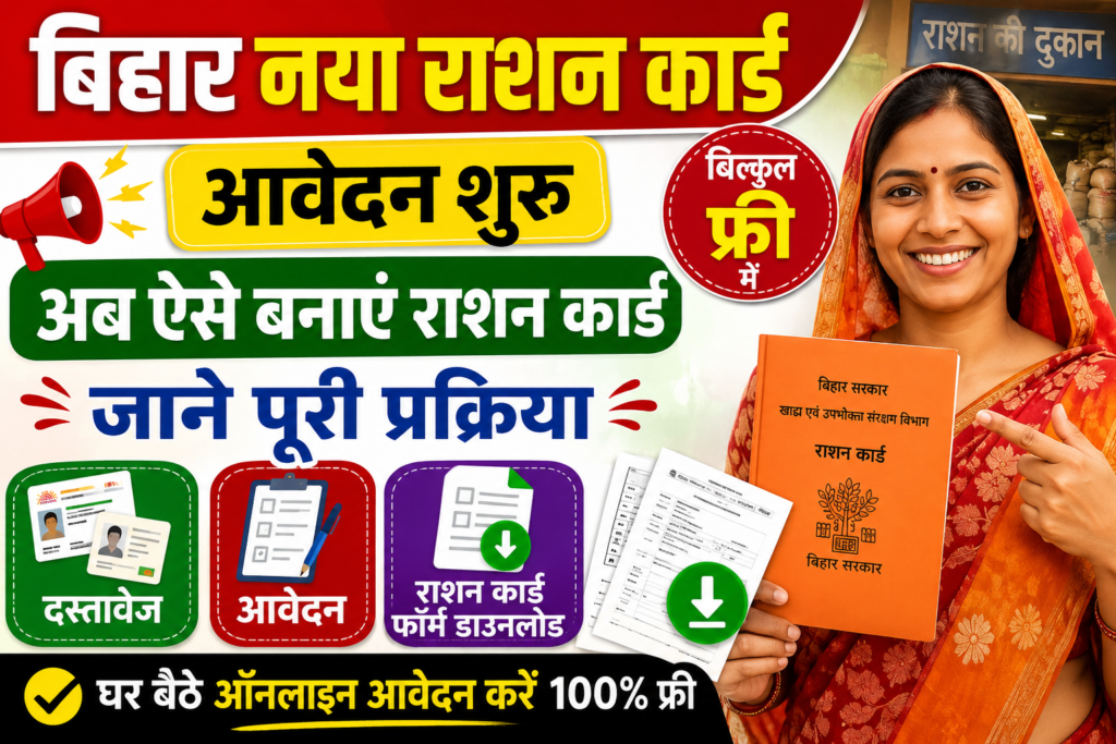 Bihar New Ration Card Apply 2026